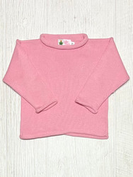 Lily Pads -  Light Pink Roll Neck Sweater