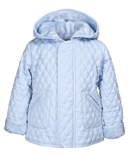 Widgeon Hooded Barn Coat - Light Blue