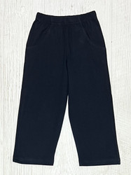Lily Pads Boys Knit Pants with Pockets- Dark Navy