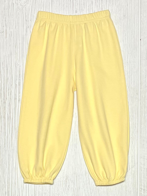 Lily Pads Pale Yellow Elastic Bloomer Pants