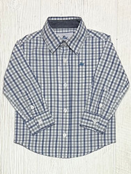 Southbound Dress Shirt- Gray/Blue Combo