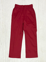 Southbound Elastic Waste Pants- Red