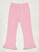 Lily Pads Ruffled Flared Pants- Light Pink