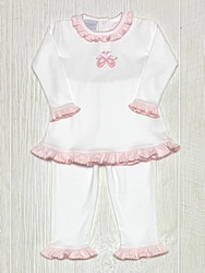 Squiggles Ballet Slippers Ruffle Pant Set