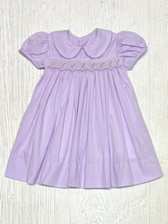 Phoenix & Ren Lavender Smocked Blair Dress