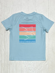 Southbound Colorblock Fish Performance Tee