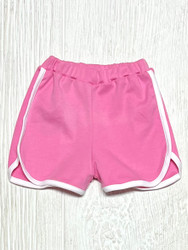 Lulu Bebe Hot Pink Pima Athletic Short