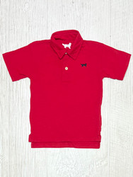 Jack Thomas Solid Red Polo