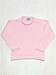 Fingerprints Roll Edge Pullover Sweater- Pink