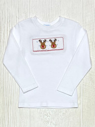 Silly Goose White Christmas Reindeer L/S Shirt