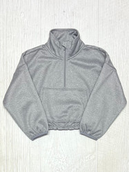 Honesty Gray Performance Cropped Pullover