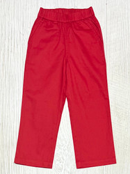 Southbound Elastic Pants- Red