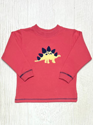 Lily Pads Nantucket Stegosaurus Sweatshirt with Stitching