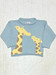 Lily Pads Blue/Yellow Giraffes Roll Neck Sweater