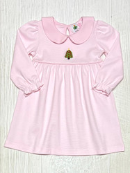 Lily Pads Pink/White Stripe Christmas Tree Dress