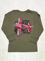 Wes & Willy Green Airplane Tee