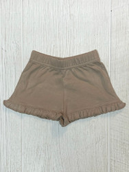 Lily Pads Sand Ruffle Shortie Shorts