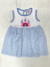 Lily Pads Blue Gingham Castle Sleeveless Dress