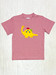 Squiggles Red Stripe Dino and Cars Emb Shirt
