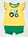 Three Sisters Tractor Girls Applique Bloomer Set