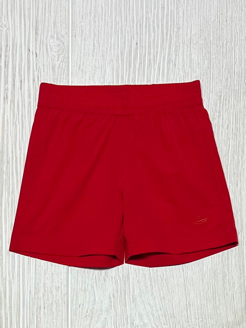 Southbound Performance Pull On Play Short- Red