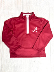 Crimson Stadium Print Fleece Pullover