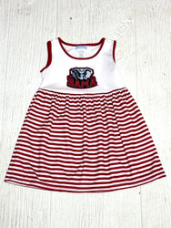 Crimson Stripe Performance Gameday Dress