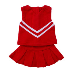 Trotter Street Kids Crimson Doll Cheer Uniform