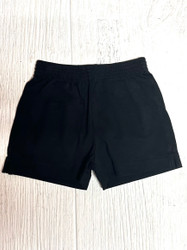 Lily Pads Black Jersey Boys Shorts