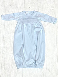 Magnolia Baby Blue Smocked Boy Gown