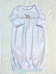 Magnolia Baby Elephant Football EMB Gathered Gown