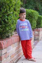 Trotter Street Kids Race Car Pant Set