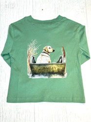 J. Bailey Green Dog in Boat Graphic Tee