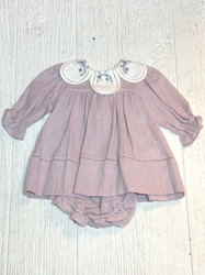 Sophie & Lucas Lilac Cuddle Cotton Float Dress