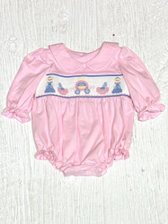 Banana Split Princess Smocked L/S Bubble