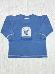 Lily Pads Blue Musical Ballerina Globe L/S Sweatshirt