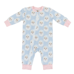 Cypress Row Pink Santa Baby Zipper Loungewear