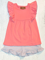 Millie Jay Coral Juliana Short Set