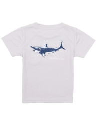Properly Tied Ice Grey Topo Shark Performance S/S Tee