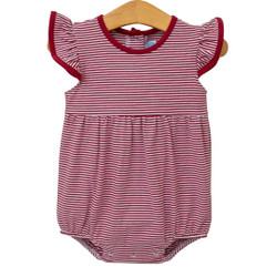 Trotter Street Kids Crimson Stripe Lucy Game Day Bubble