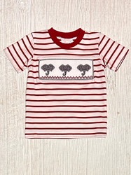 Whimsy Bay Smocked Elephant Shirt