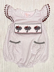 Whimsy Bay Smocked Elephant Flutter Bubble