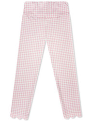 SET Pink Check Sadie Scallop Legging