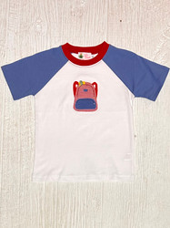 Lily Pads Raglan School Backpack Applique Tee