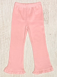 Lily Pads Ruffled Flared Pants- New Light Pink