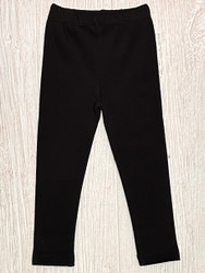 Lily Pads Straight Leggings- Black