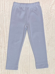 Lily Pads Straight Leggings- Light Sky Blue