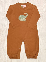 Lily Pads Camel Brontosaurs Spots Applique Romper