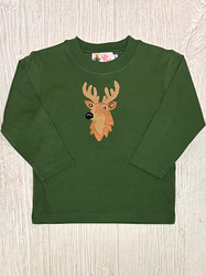 Lily Pads Light Hunter Buck Head Applique Tee