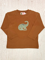 Lily Pads Camel Brontosaurs Spots Applique Tee